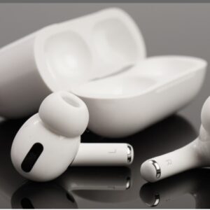 white AirPods